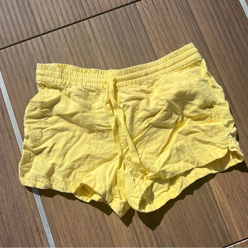 J. Crew Yellow Pull-on Shorts